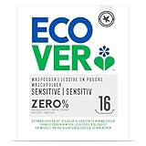Ecover ZERO Waschpulver (1,2 kg/16 Waschladungen), Sensitiv Waschmittel mit pflanzenbasierten Inhaltsstoffen, Waschmittel Pulver...
