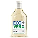 Ecover ZERO Flüssigwaschmittel (1,5 L/30 Waschladungen), Ecover Waschmittel mit pflanzenbasierten Inhaltsstoffen, Sensitiv...