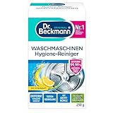 Dr. Beckmann Waschmaschinen Hygiene-Reiniger | Maschinenreiniger mit Aktivkohle | Entfernt unangenehme Gerüche | 250 g (Die...