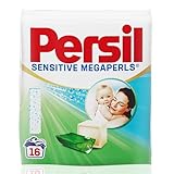 Persil Sensitive Megaperls Tiefenrein (16 Waschladungen), Waschmittel für Allergiker mit beruhigender Aloe vera für sensible...