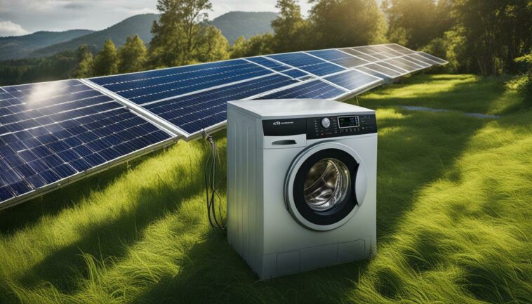 Waschmaschinenbetrieb mit erneuerbarer Energie: Praktische Umsetzung