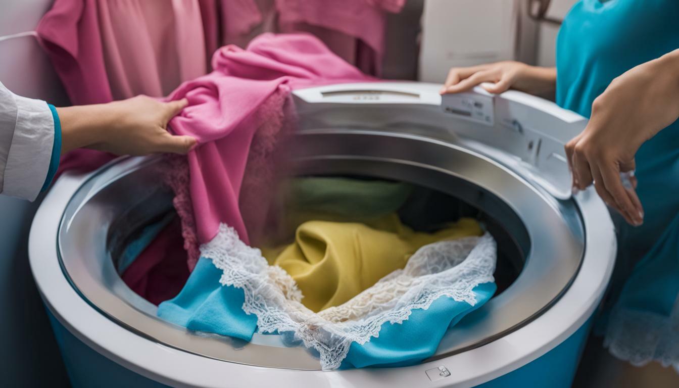 Wie vermeidet man Verfärbungen bei empfindlichen Stoffen in der Waschmaschine?